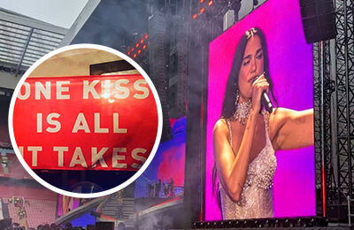 «Энфилд» в унисон поет One Kiss – главную победную песню! Теперь прямо на концерте Дуа Липы 🎶