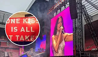 «Энфилд» в унисон поет One Kiss – главную победную песню! Теперь прямо на концерте Дуа Липы 🎶