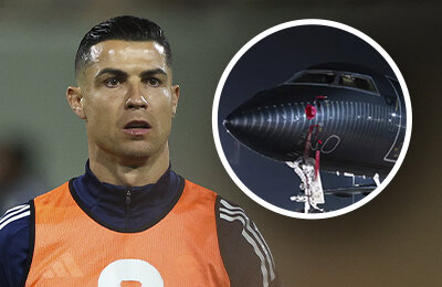 Самолет Роналду улетел из Саудовской Аравии в Испанию. Но Криштиану, кажется, остался