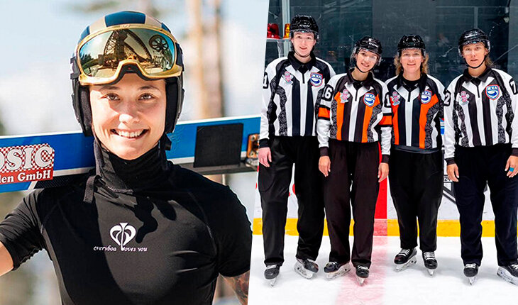 Фотография поста в ленте «Судейство дало жизни новый смысл». Призер Олимпиады в трамплине – теперь арбитр в хоккее