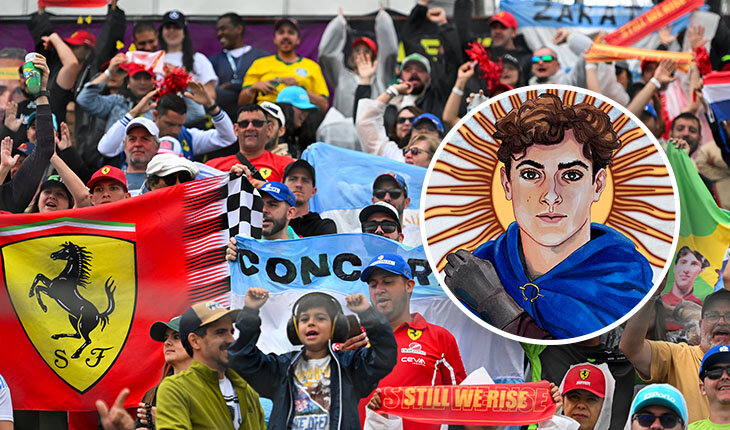 Альпин, Франко Колапинто, болельщики, болельщики, болельщики, Бока Хуниорс, Формула-1