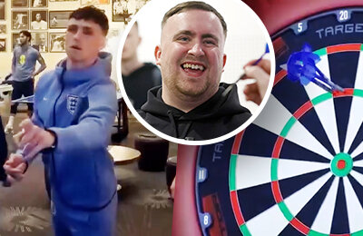 Фоден выбил «Стооо воосемьдесяяят» прямо при чемпионе мира. Люк Литтлер в восторге!