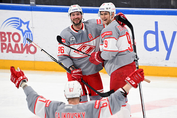 Покер за 27 минут, капитан Ковальчук, выход в плей-офф! «Спартак» и без лидеров вынес «Динамо»