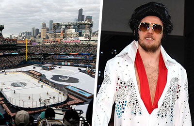 «Зимняя классика» в НХЛ: +4°C, трибуны на фоне небоскребов и наш игрок в костюме Элвиса