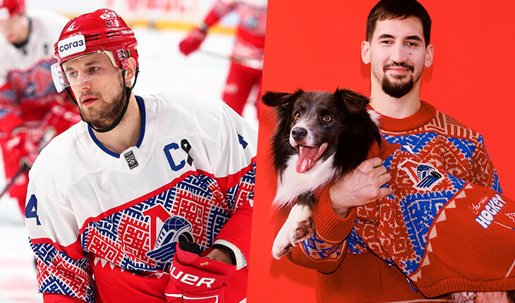 Фотография поста в ленте «Батин свитер» – яркая новогодняя акция в КХЛ. Вы точно видели короткометражку с Буруновым