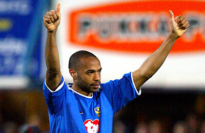 Найджел Куоши, Фраттон Парк, Тьерри Анри, игровая форма, Кубок Англии, болельщики, премьер-лига Англия, Портсмут, Линвой Примус, Арсенал