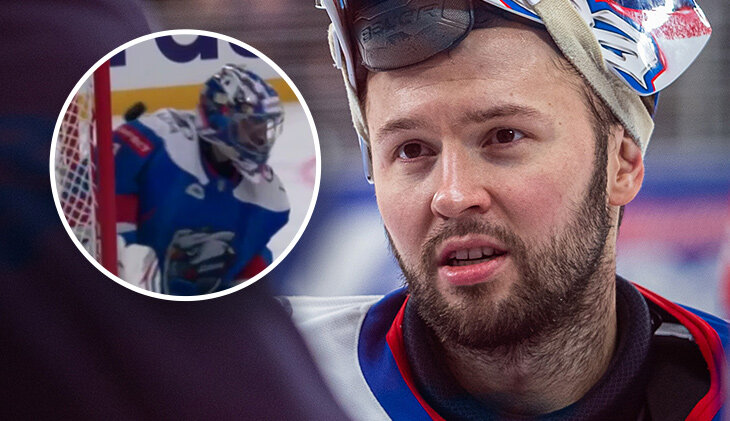 Паучий сэйв вратаря «Лады»: вынес шайбу плечом с линии ворот – как он это сделал?!