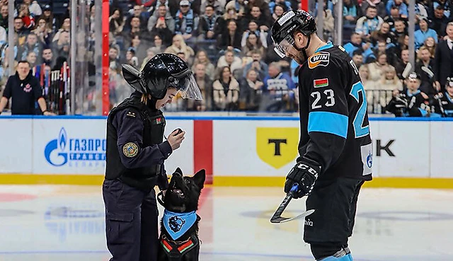 Собака укусила хоккеиста на вбрасывании – и он забил впервые в сезоне