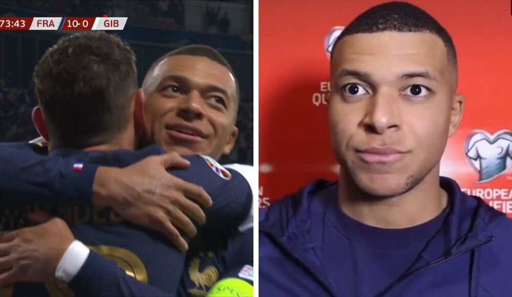 Мбаппе уничтожил Гибралтар не только хет-триком, но и словом. Килиан сделал забавную ремарку в послематчевом интервью