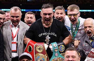 Чемпионский рев Усика – после того, как упал на колени и заплакал