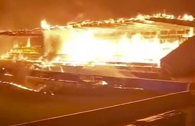 Дотла сгорела трибуна в Финляндии. Виновным нет даже 15 лет