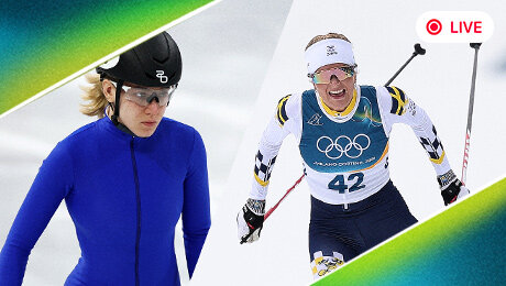 Олимпиада: крах шведок в лыжной эстафете, Превц ждет реванша, Посашков и Крылова в шорт-треке. Онлайн