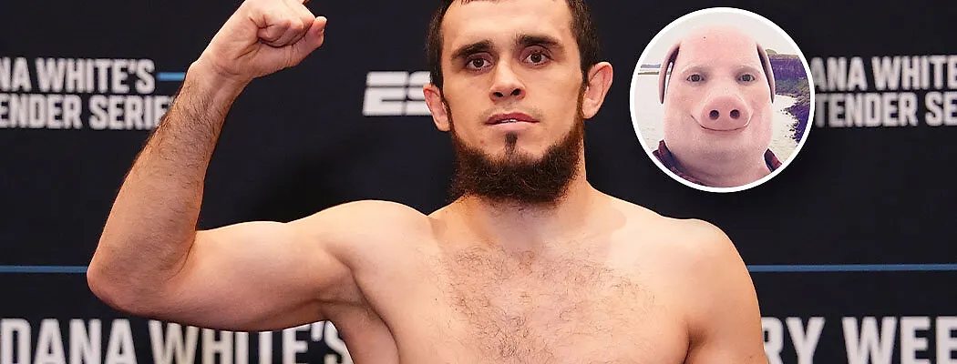 Это он побил друга Конора. Боец-мем из команды Хабиба, которого фанаты сравнивают со свиньей