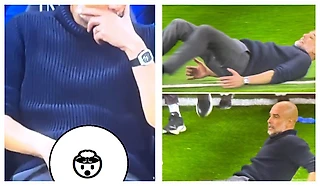 Затмение Гвардиолы в почти чемпионском матче: ругался с игроками обеих команд, падал на газон и даже хватал себя за пах😱