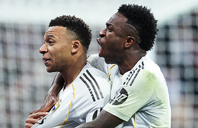 Лига чемпионов УЕФА, Альваро Арбелоа, Реал Мадрид, Лига конференций УЕФА, Винисиус Жуниор, Райо Вальекано, Пеп Чаваррия, Килиан Мбаппе, Джуд Беллингем, Нобель Менди, Ла Лига, Хорхе де Фрутос