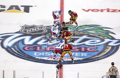 Фото дня. Зимняя классика НХЛ – в Майами!