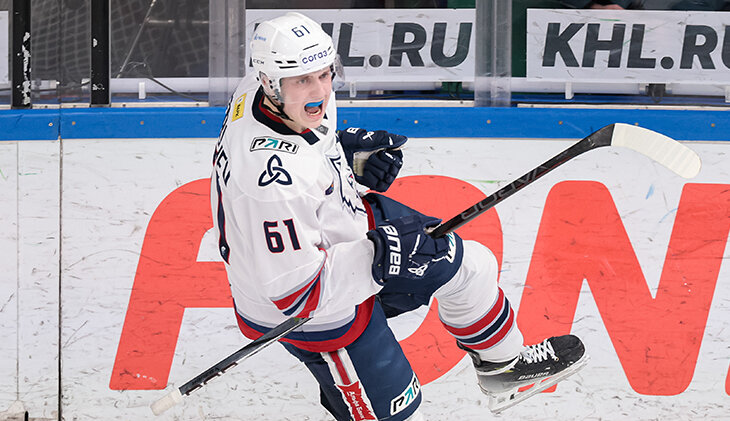 Фотография поста в ленте Гол в КХЛ на последней секунде матча! Игрок проехал с шайбой через всю площадку