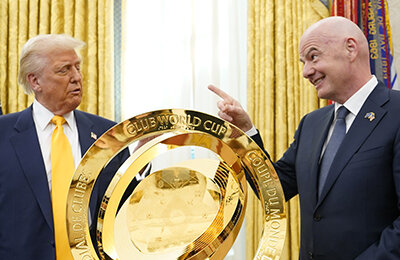 чемпионат мира среди клубов, Дональд Трамп, Джанни Инфантино, Сборная США по футболу, ФИФА, ЧМ-2026