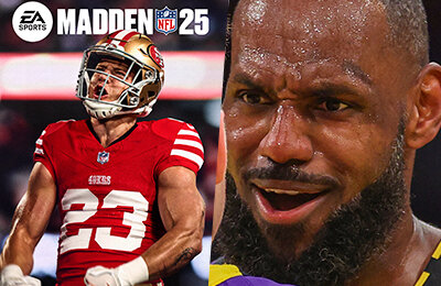 Леброн люто фанатеет от NFL Madden. И входит в топ-100 лучших в мире