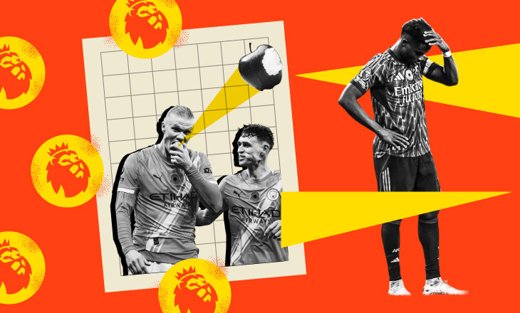 Что вы пропустили в 11-м туре АПЛ: Холанд и Фоден съели яблоко с трибун 🍎, против «Арсенала» перестроили стадион