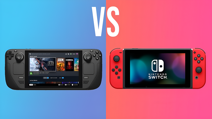 Steam Deck против Nintendo Switch. Сравнение двух портативок
