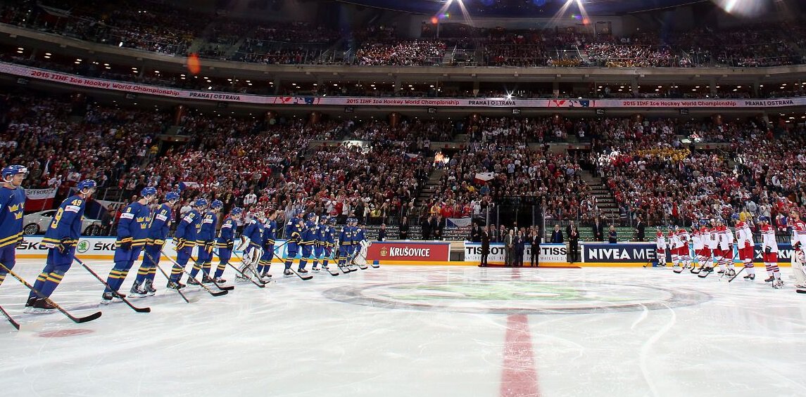 16 819 зрителей  средняя посещаемость первых 5 матчей ЧМ по хоккею 2024 в Праге. В Остраве  9109 (аншлаги)