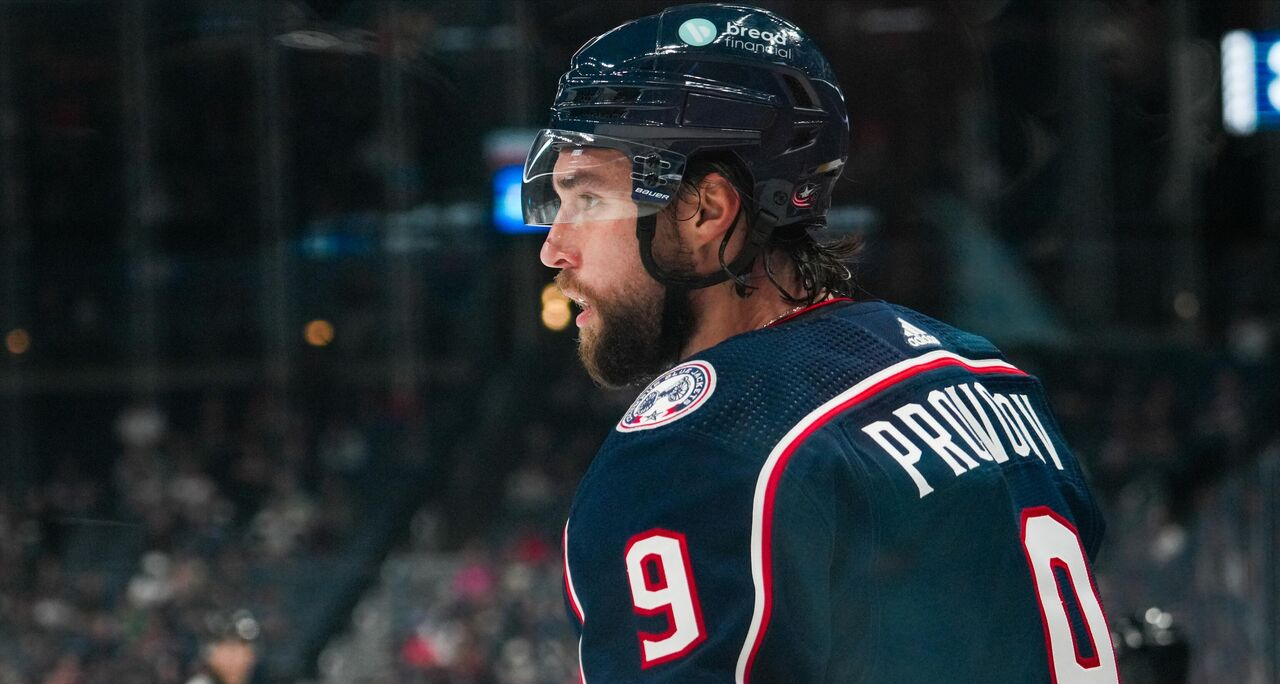 Проворов набрал 7-е очко в сезоне передача против Детройта. У защитника Коламбуса 34 и плюс 3 в 22 матчах