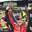 NASCAR, Тони Стюарт, Мэтт Кенсет, Джимми Джонсон, Джейми Макмюррей, Курт Буш, Кайл Буш, Джоуи Логано, Райан Ньюман, Сэм Хорниш-младший