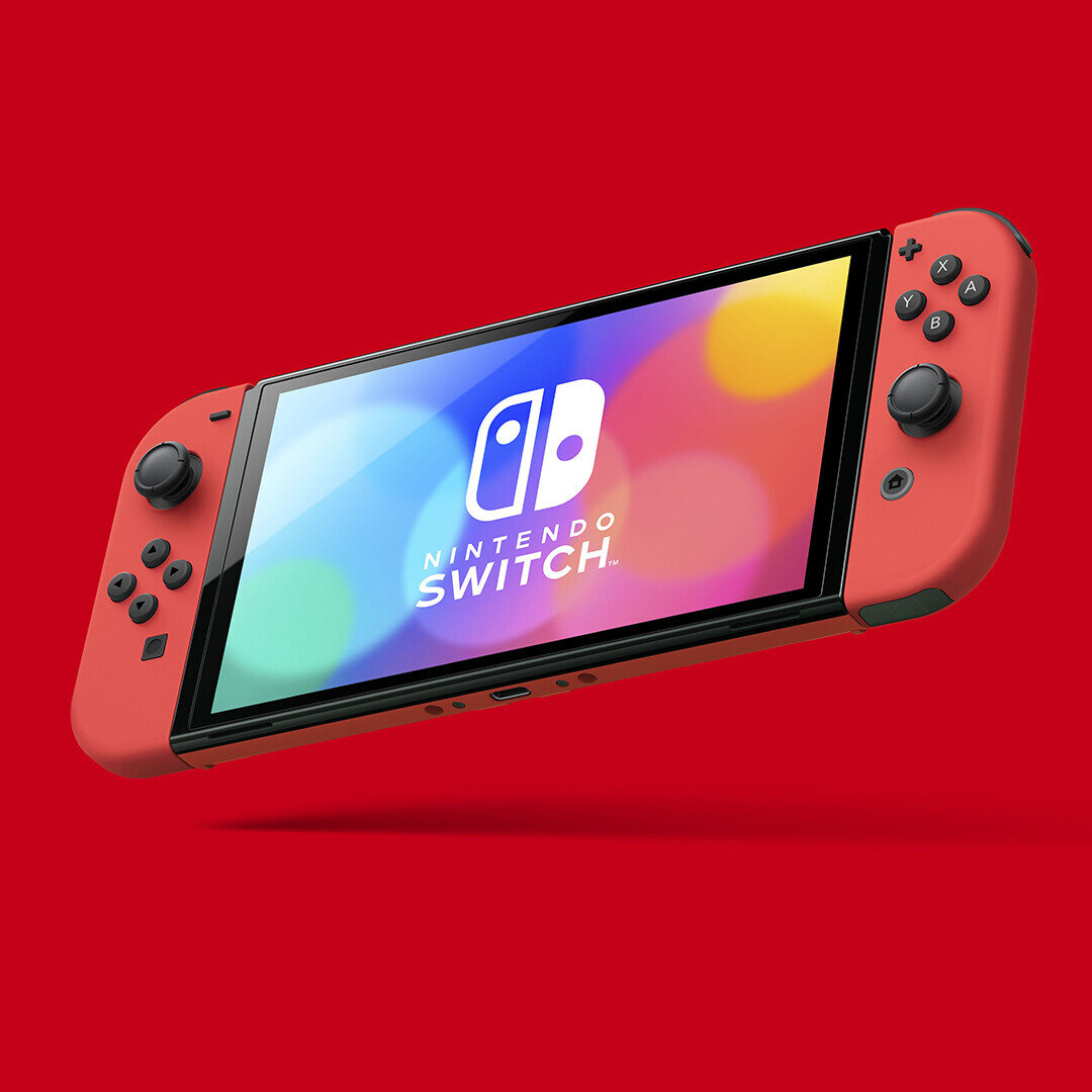 Nintendo показала Switch OLED Mario Red Edition