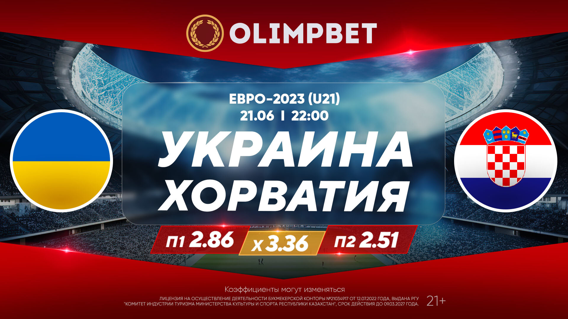 Euro 2023. Матчи сегодня.