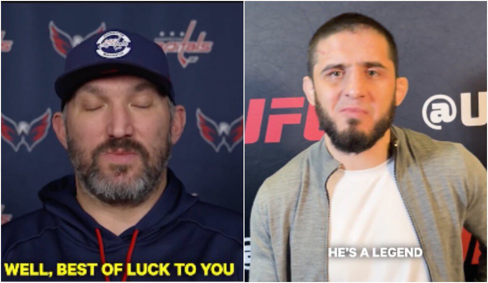 Махачеву показали обращение Овечкина: Он легенда. Хотел бы когда-нибудь с ним встретиться