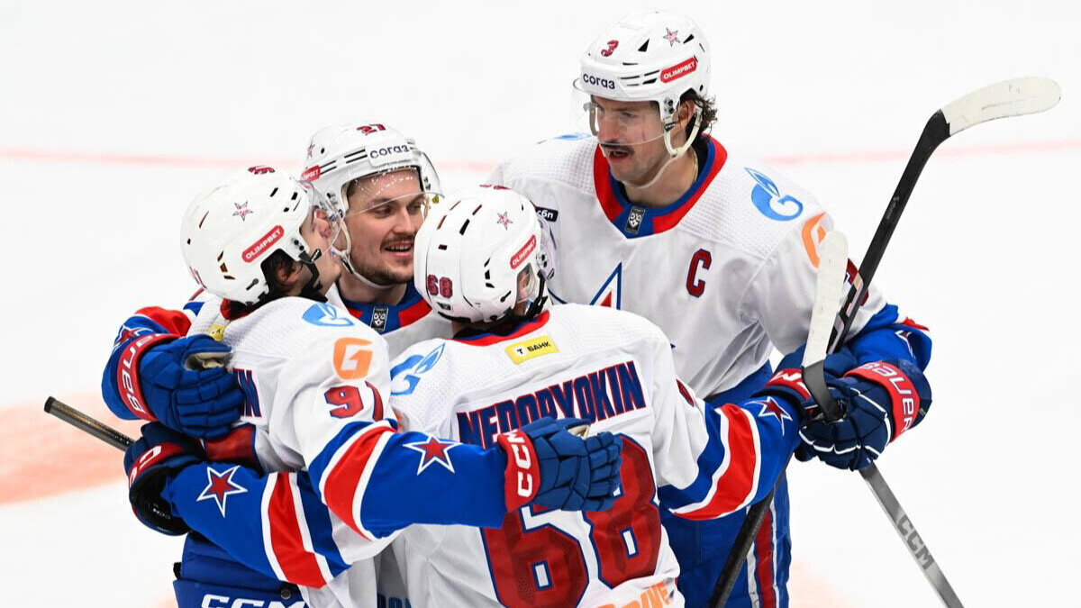 СКА выиграл 6 из 7 последних матчей и идет 8-м на Западе. Команда Ларионова прервала серию Северстали из 5 побед