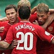 Сборная России по футболу, квалификация Евро-2008, Сборная Северной Македонии по футболу, Василий Березуцкий, Андрей Аршавин, Владимир Габулов, Гус Хиддинк