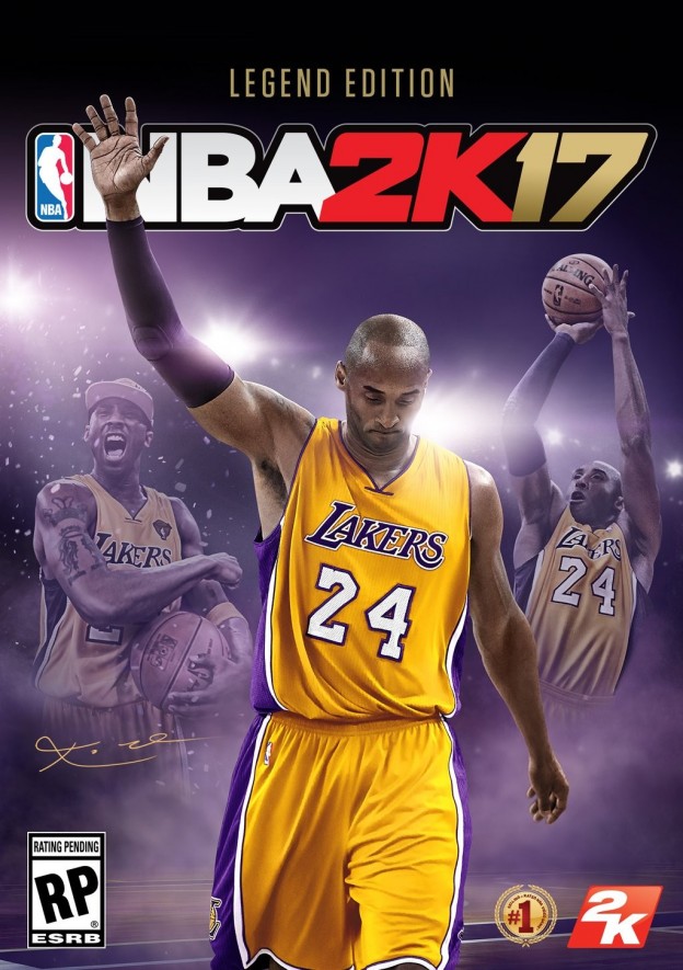 спеКобе Брайант изображен на обложке «NBA 2K17 Legend Edition»