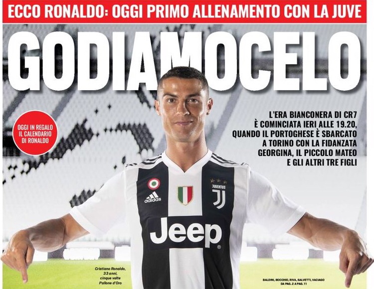 Давайте наслаждаться им. Заголовки Gazzetta, TuttoSport и Corriere за 30 июля