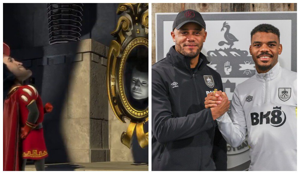 «Бернли» шикарно представил новичка Фостера. Использовали знаменитую сцену из «Шрека»