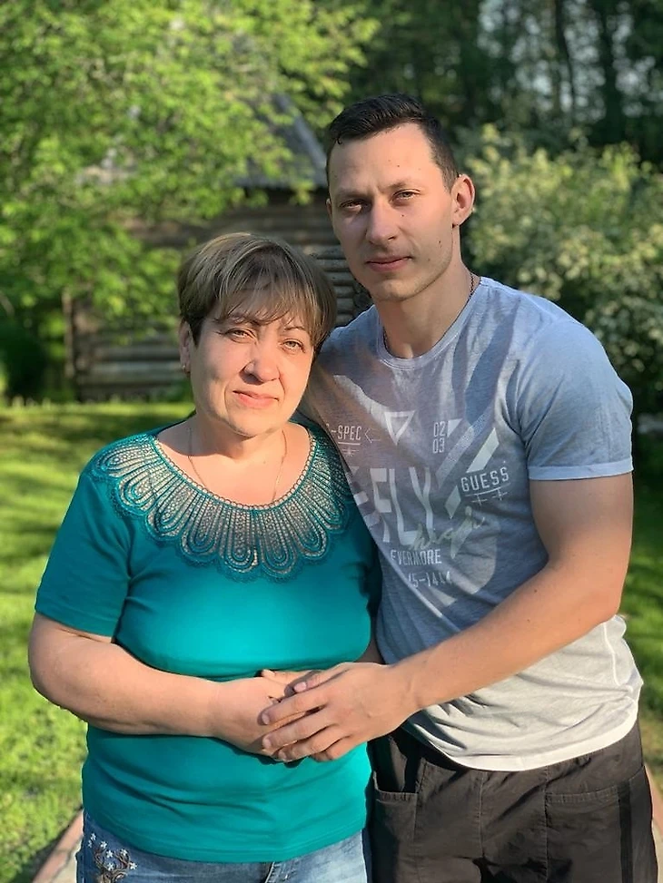 С мамой Татьяной Ивановной