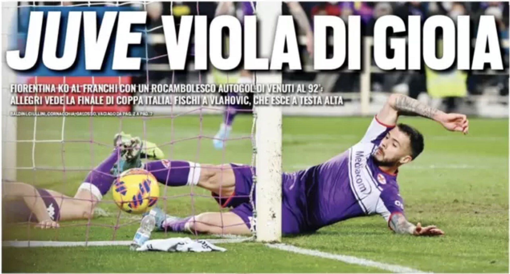 «Юве» фиолетовый от радости. Заголовки Gazzetta, TuttoSport и Corriere за 3 марта