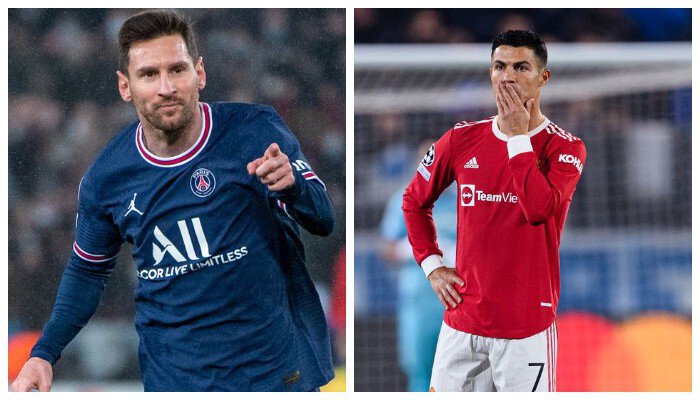 Криштиану Роналду, ПСЖ, Манчестер Юнайтед, Клубы, Лионель Месси