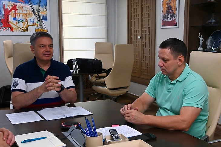 Сергей Шишкарёв и Лев Воронин