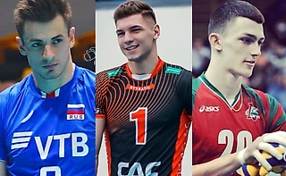 Красавцы из сборной России по волейболу