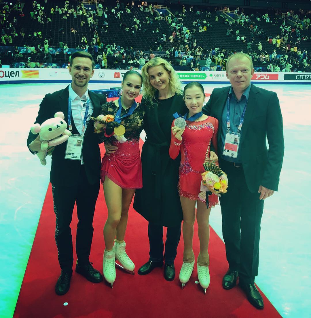 Этери Тутберидзе:«Спасибо Алине Загитовой и Лизе Турсынбаевой за лучший подарок всей нашей команде!!!»