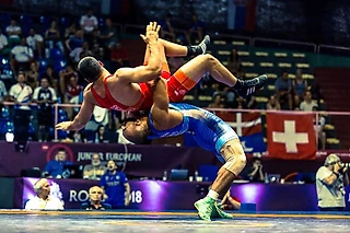 Артур Саргсян — чемпион Европы среди юниоров по греко-римской борьбе
