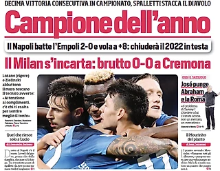 Чемпион года. Заголовки Gazzetta, TuttoSport и Corriere за 9 ноября