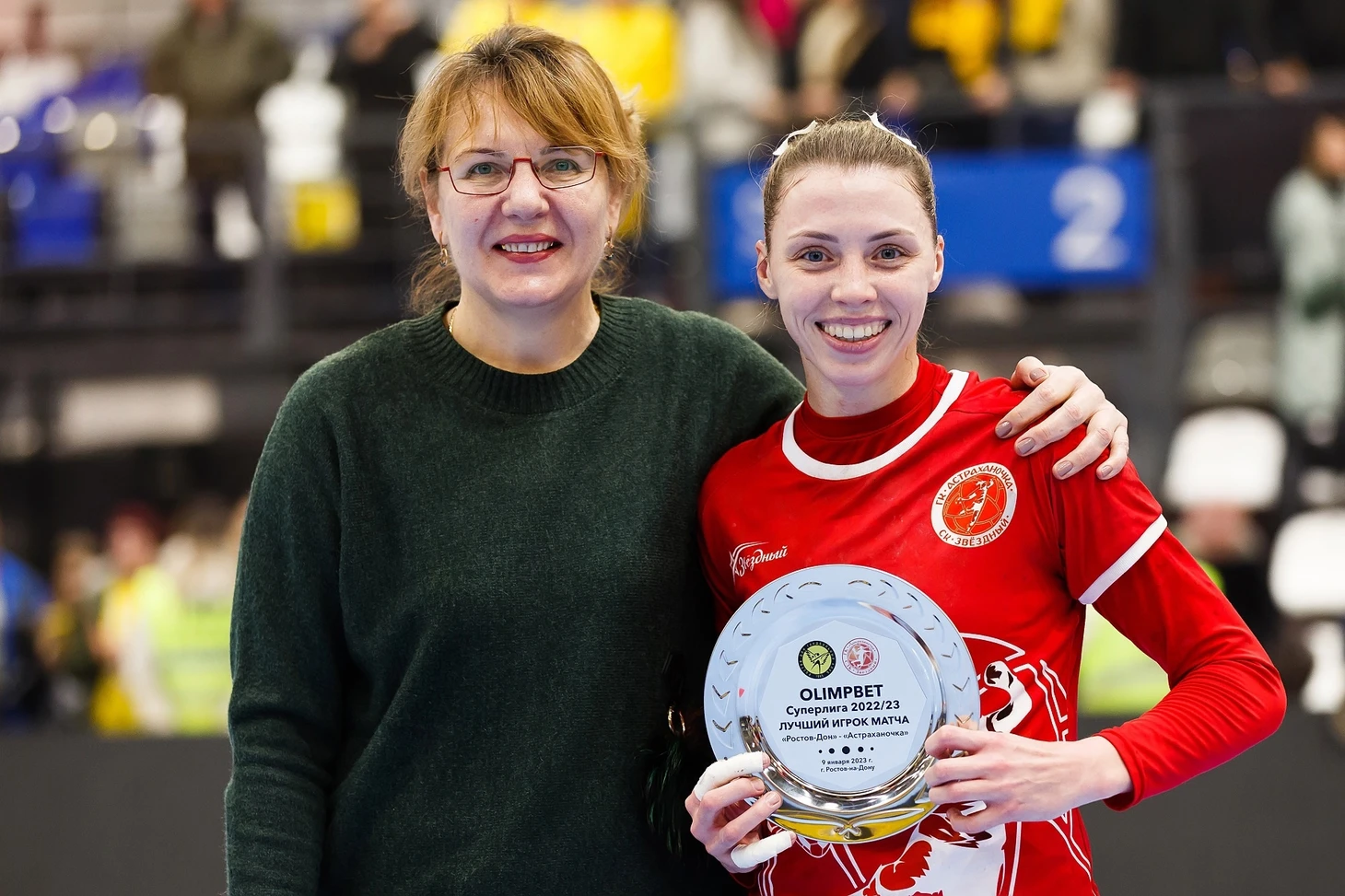 Olimpbet Суперлига. Полина Шаркова: "Играем с мужем под одним номером — 24-м. Как Коби Брайант", изображение №1