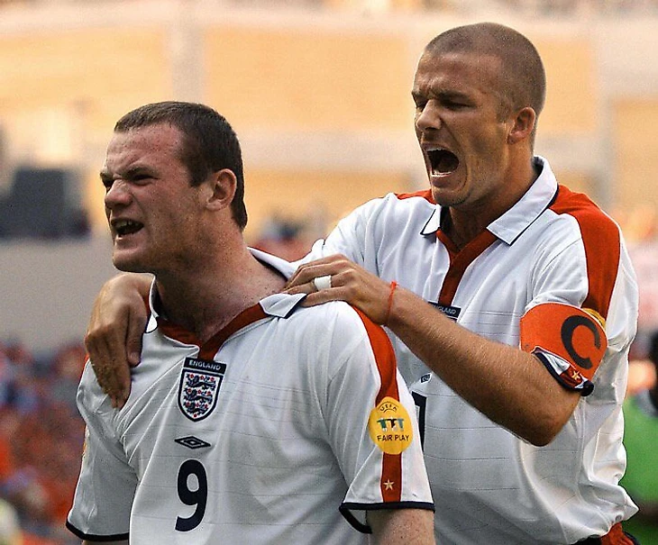 David Beckham & Wayne Rooney