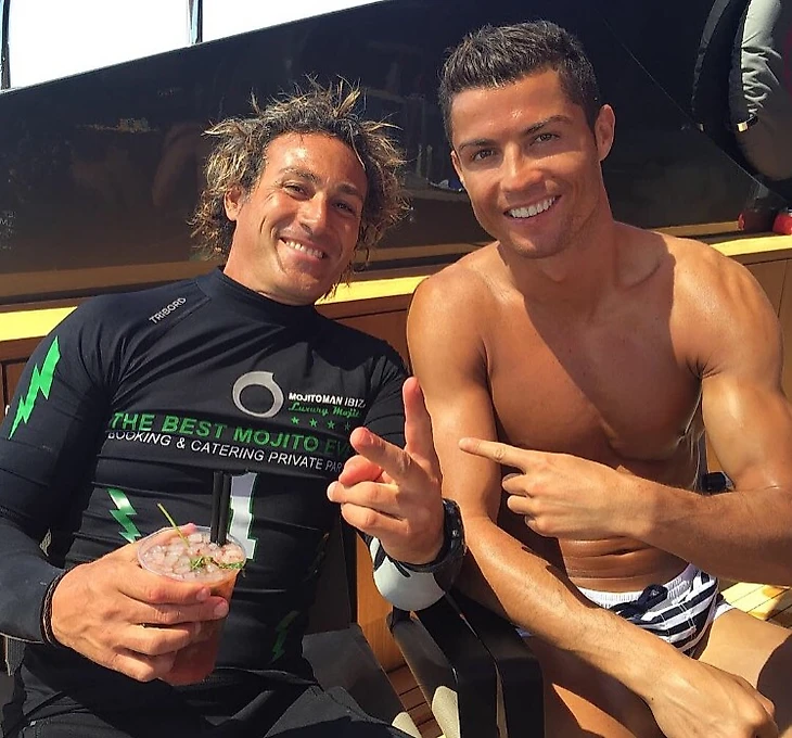 Ариэль угощал Криштиану Роналду…