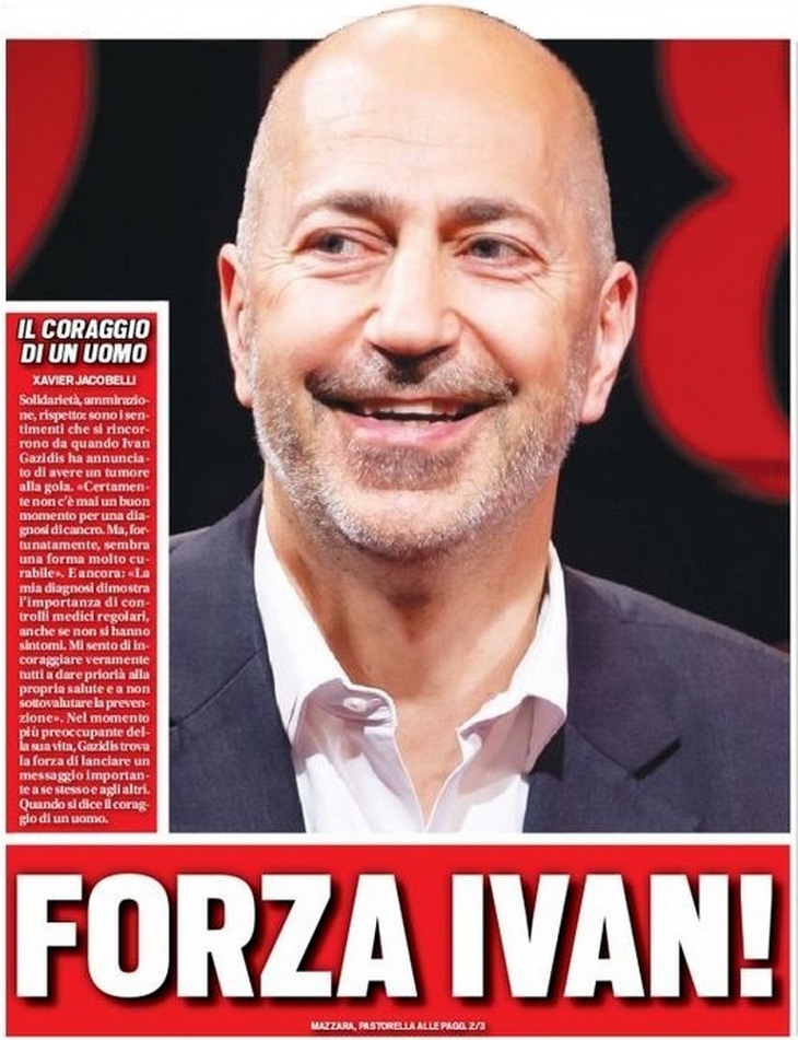 Сил, Иван! Заголовки Gazzetta, TuttoSport и Corriere за 21 июля