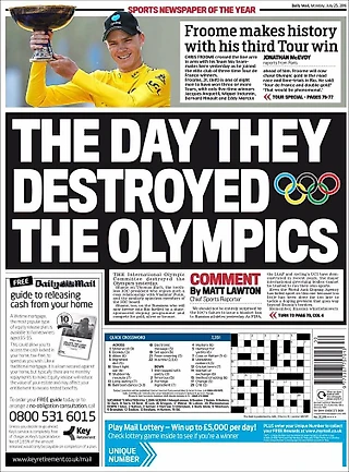 «День, когда МОК уничтожил Олимпийские игры»
