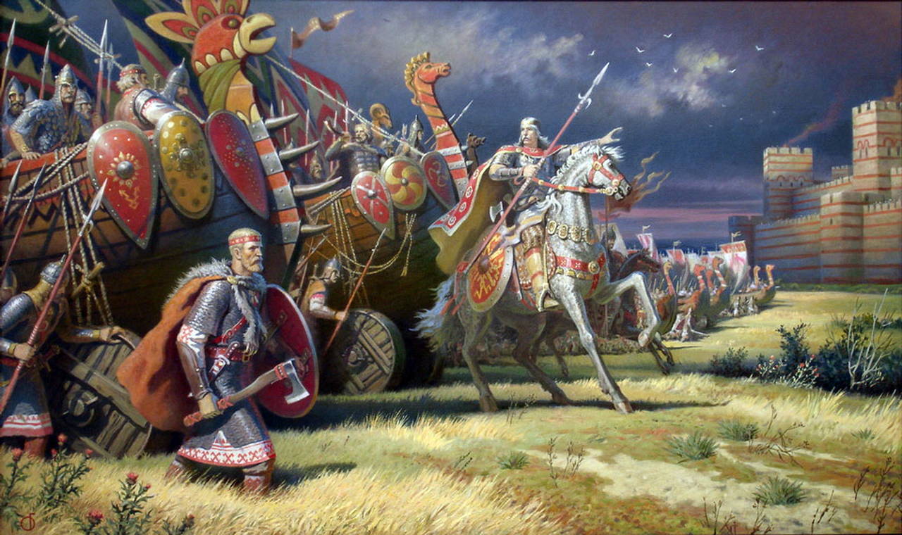 Вещий Олег поход на Царьград